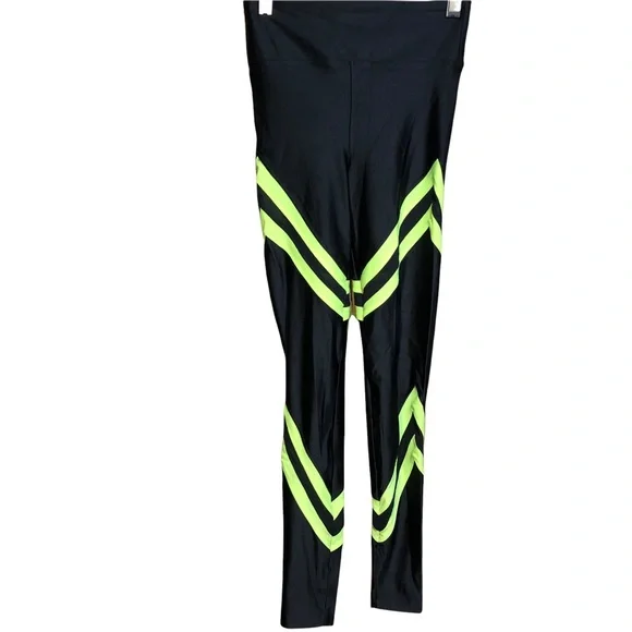 KORAL Activewear Step Up High Rise Leggings Black / Spirit Sz XS - Picture 3 of 13